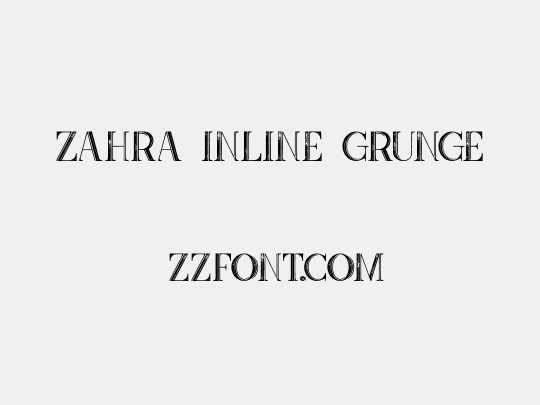 Zahra Inline Grunge