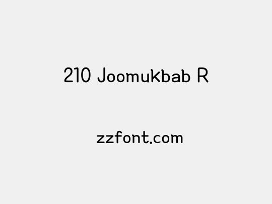 210 Joomukbab R