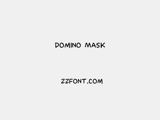 Domino Mask