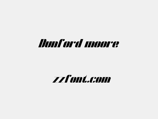 Dunford moore