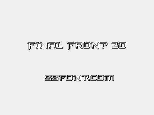 Final Front 3D