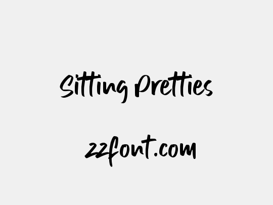 Sitting Pretties