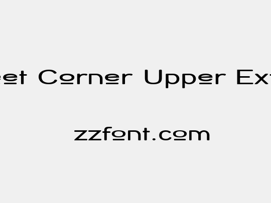 Street Corner Upper Extend