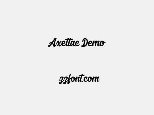 Axettac Demo