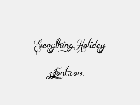 Everything Holiday