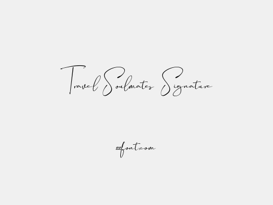 Travel Soulmates Signature