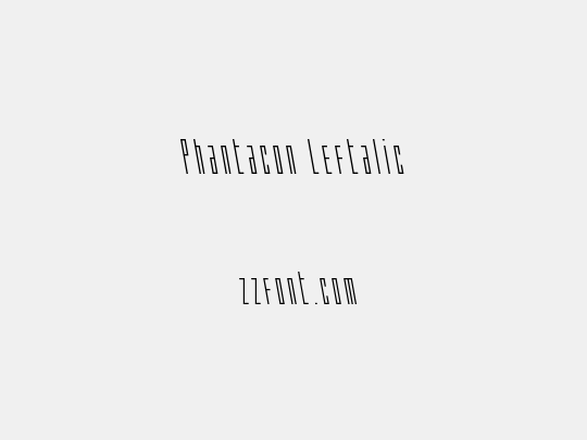 Phantacon Leftalic