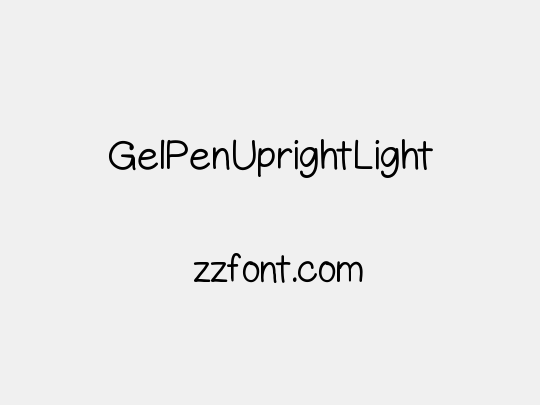 GelPenUprightLight