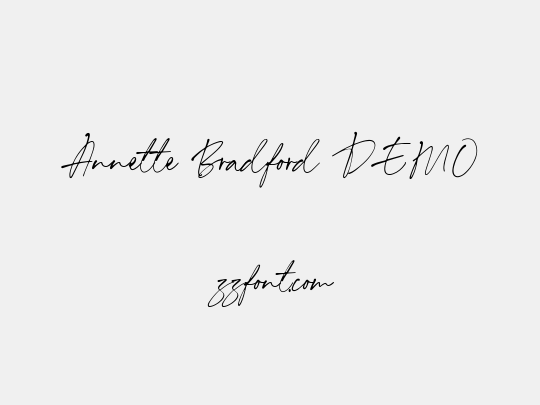 Annette Bradford DEMO