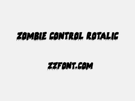 Zombie Control Rotalic