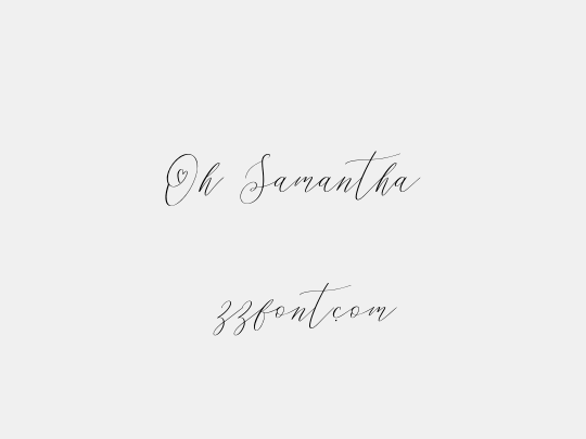 Oh Samantha