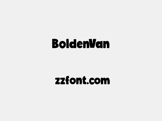BoldenVan