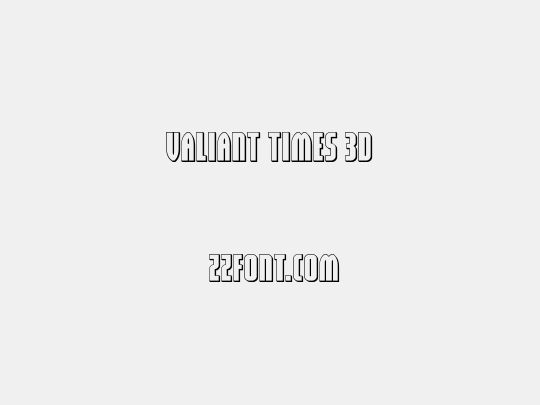 Valiant Times 3D
