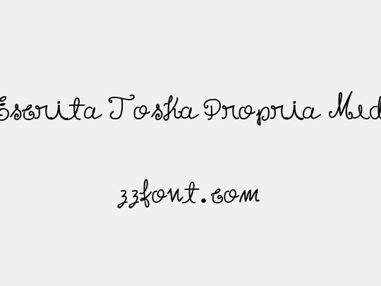 Escrita Toska Propria Med