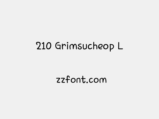 210 Grimsucheop L
