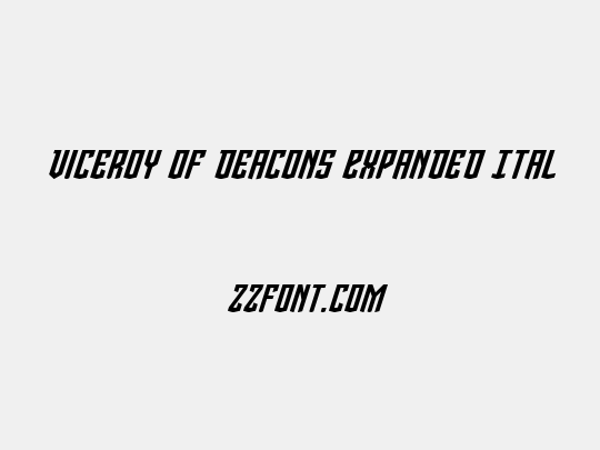 Viceroy of Deacons Expanded Italic