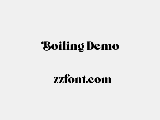 Boiling Demo