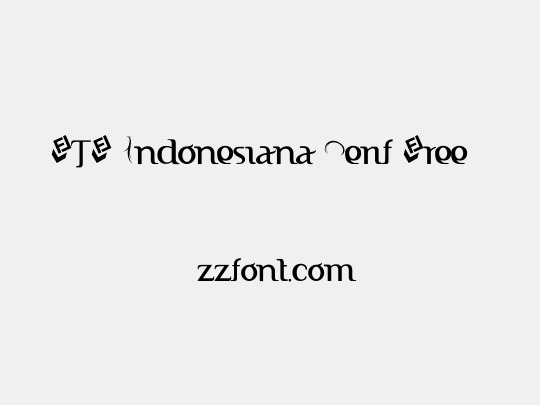 FTF Indonesiana Serif Free ;)