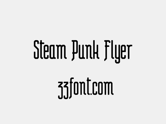 Steam Punk Flyer