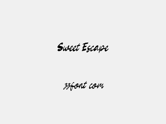 Sweet Escape