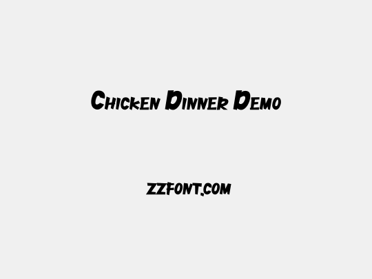 Chicken Dinner Demo
