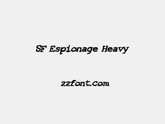 SF Espionage Heavy