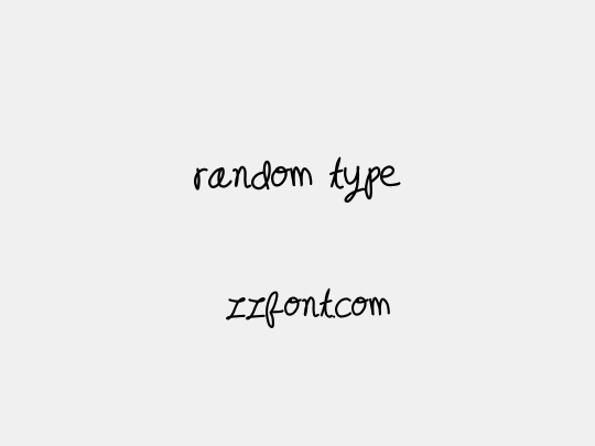 random type