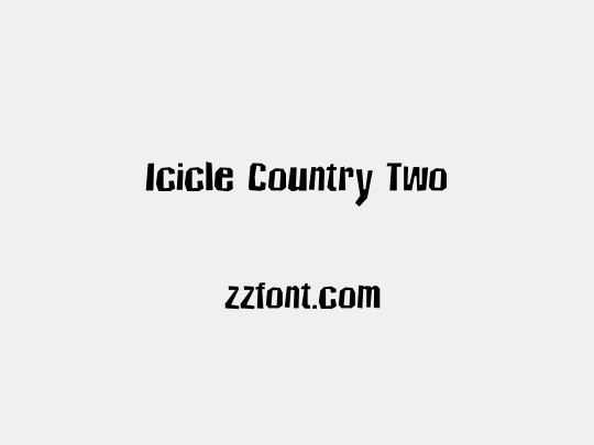 Icicle Country Two