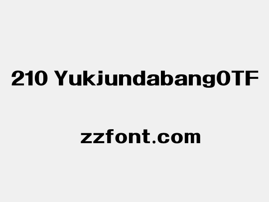 210 YukjundabangOTF