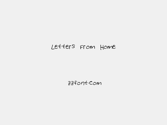 Letters From Home