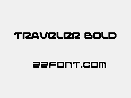 Traveler Bold