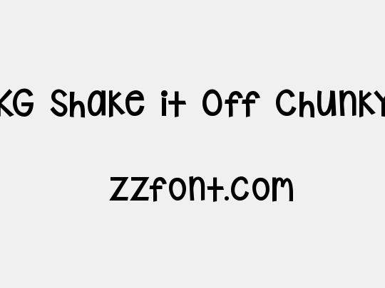 KG Shake it Off Chunky