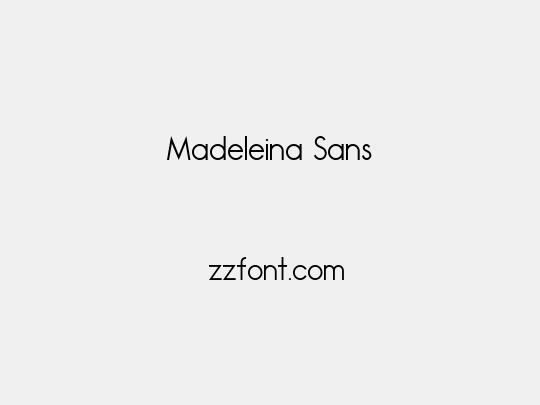 Madeleina Sans