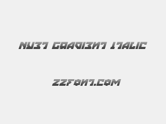 Nyet Gradient Italic