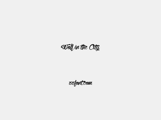 Wolf in the City