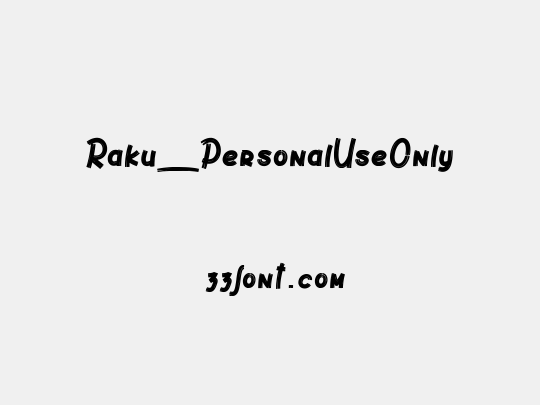 Raku_PersonalUseOnly