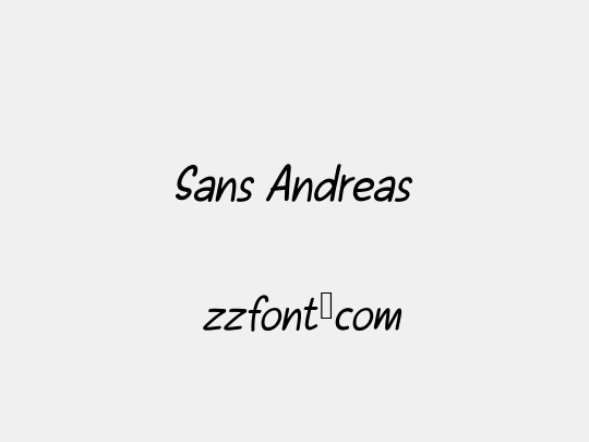 Sans Andreas