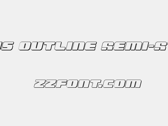 Capricus Outline Semi-Straight