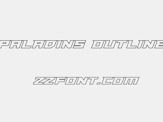 Paladins Outline