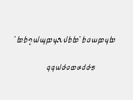 Greifswalder Tengwar