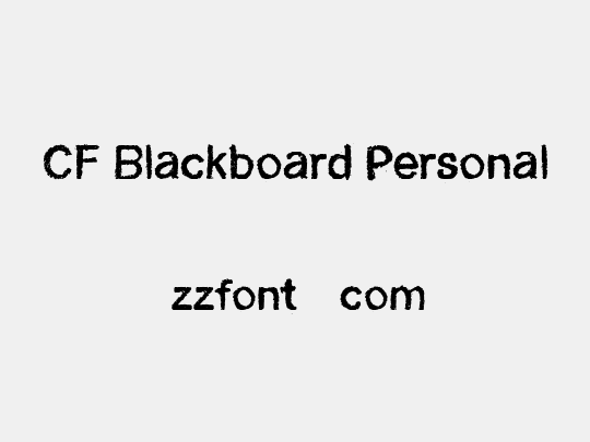 CF Blackboard Personal
