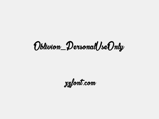 Oblivion_PersonalUseOnly