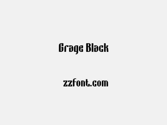 Grage Black