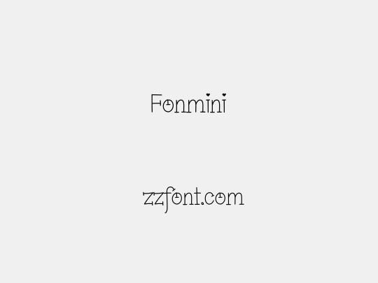 Fonmini