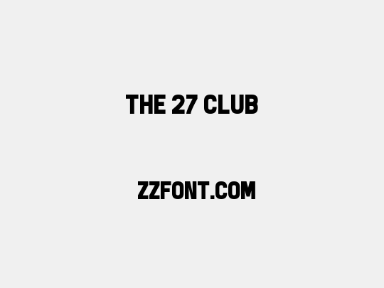 The 27 Club