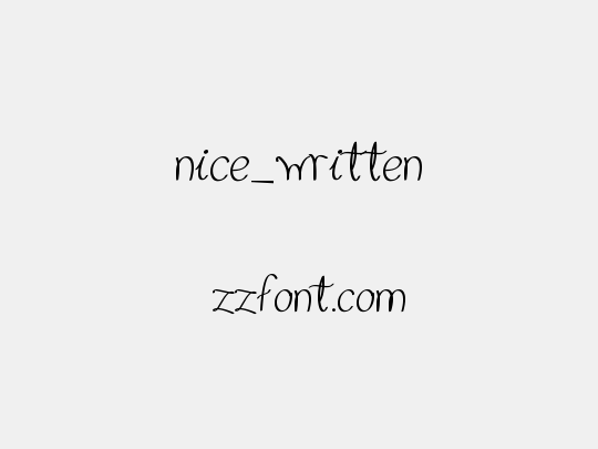 nice_written