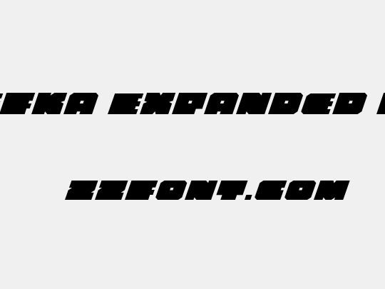 Anakefka Expanded Italic