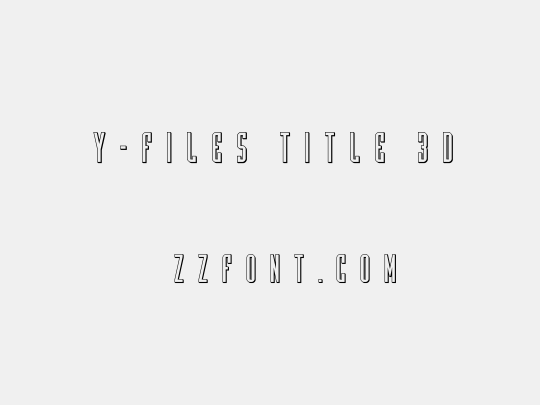 Y-Files Title 3D