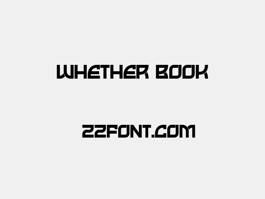 Whether Book
