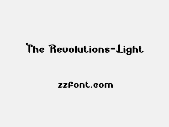 The Revolutions-Light